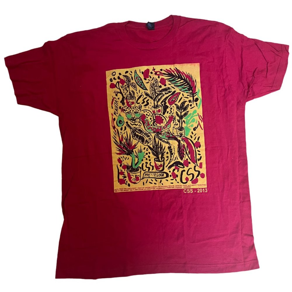 Africa Animal Print T-Shirt , Adult L